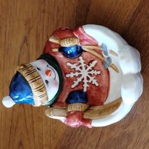 Snowman Dish